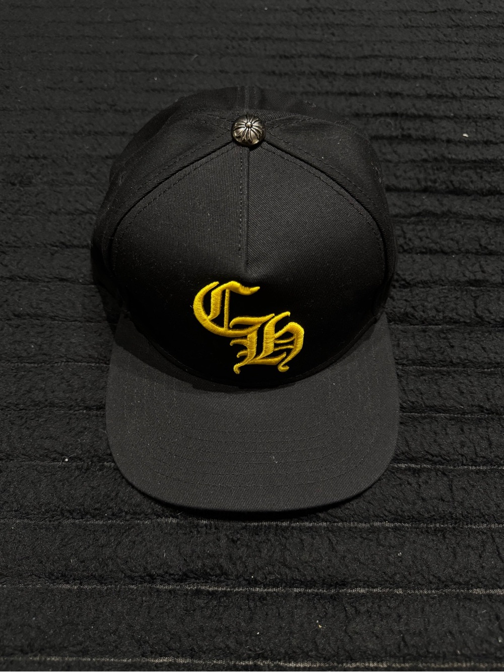Chrome Hearts CH Baseball Cap
Black/Yellow